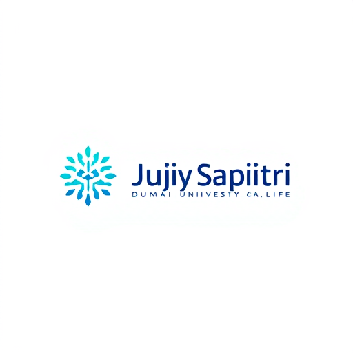 AI Design for reate a logo with the AI code, the name Juwita Sapitri, a student at Dumai University