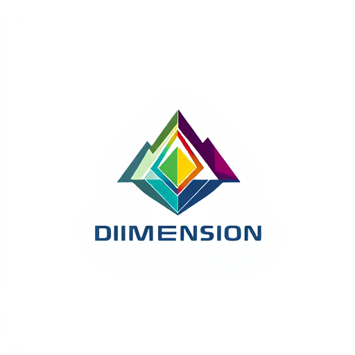 AI Design for design a logo named dimension