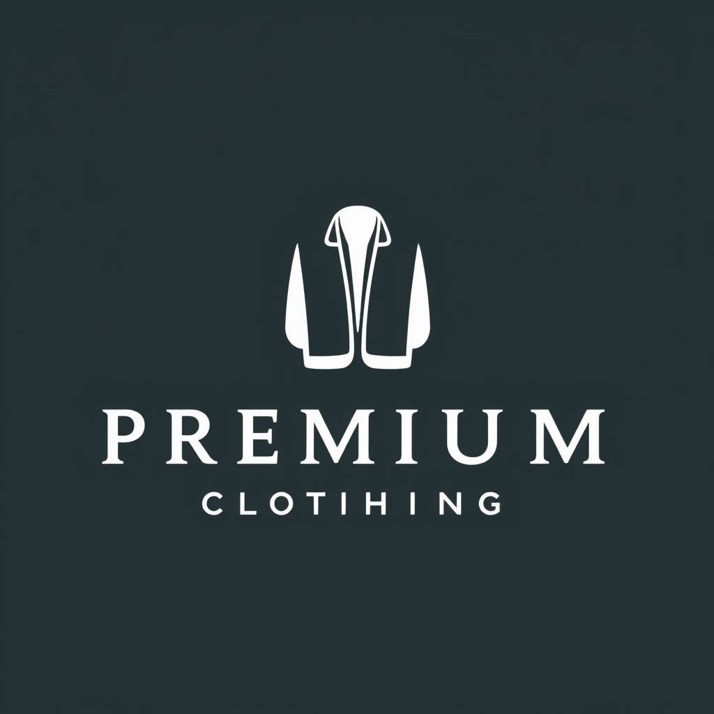 AI Design for create a logo using the image given and this logo has to be minimalist and elegant and it is for a premium clothing store