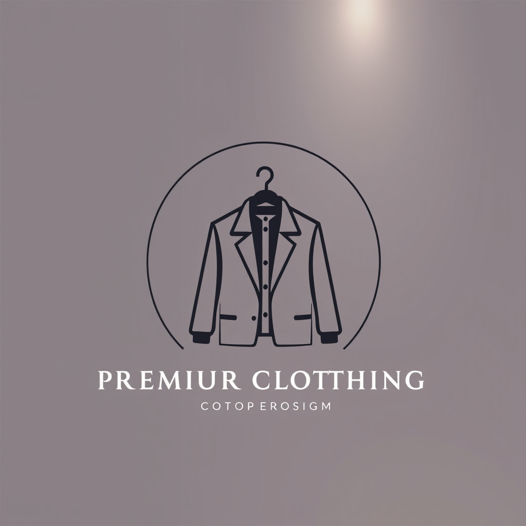AI Design for create a logo using the image given and this logo has to be minimalist and elegant and it is for a premium clothing store