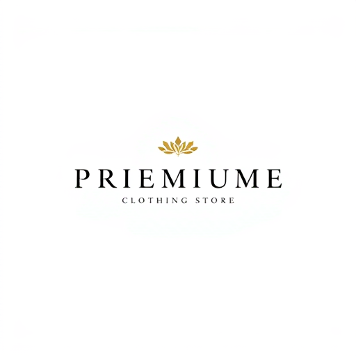 AI Design for create a logo using the image given and this logo has to be minimalist and elegant and it is for a premium clothing store