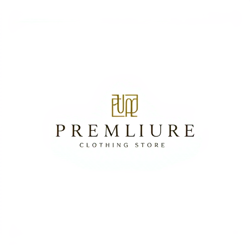 AI Design for create a logo using the image given and this logo has to be minimalist and elegant and it is for a premium clothing store