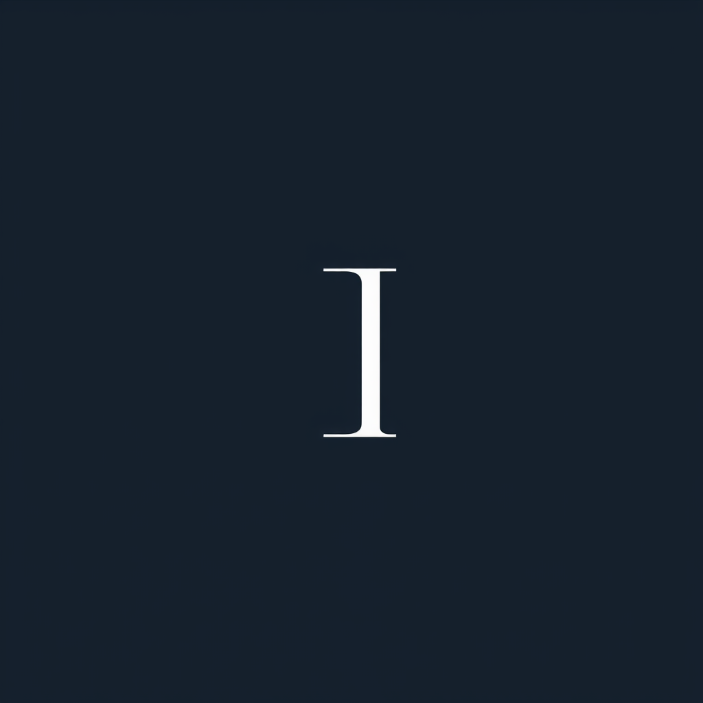 AI Design for create a logo using the letter i and this logo has to be minimalist and elegant and it is for a premium clothing store