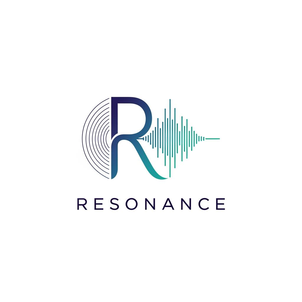 AI Design for resonance logo design