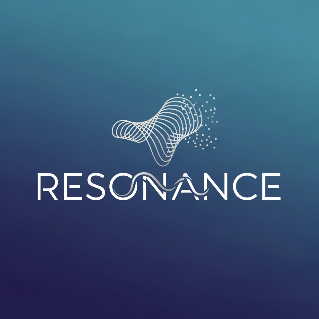 AI Design for resonance logo design
