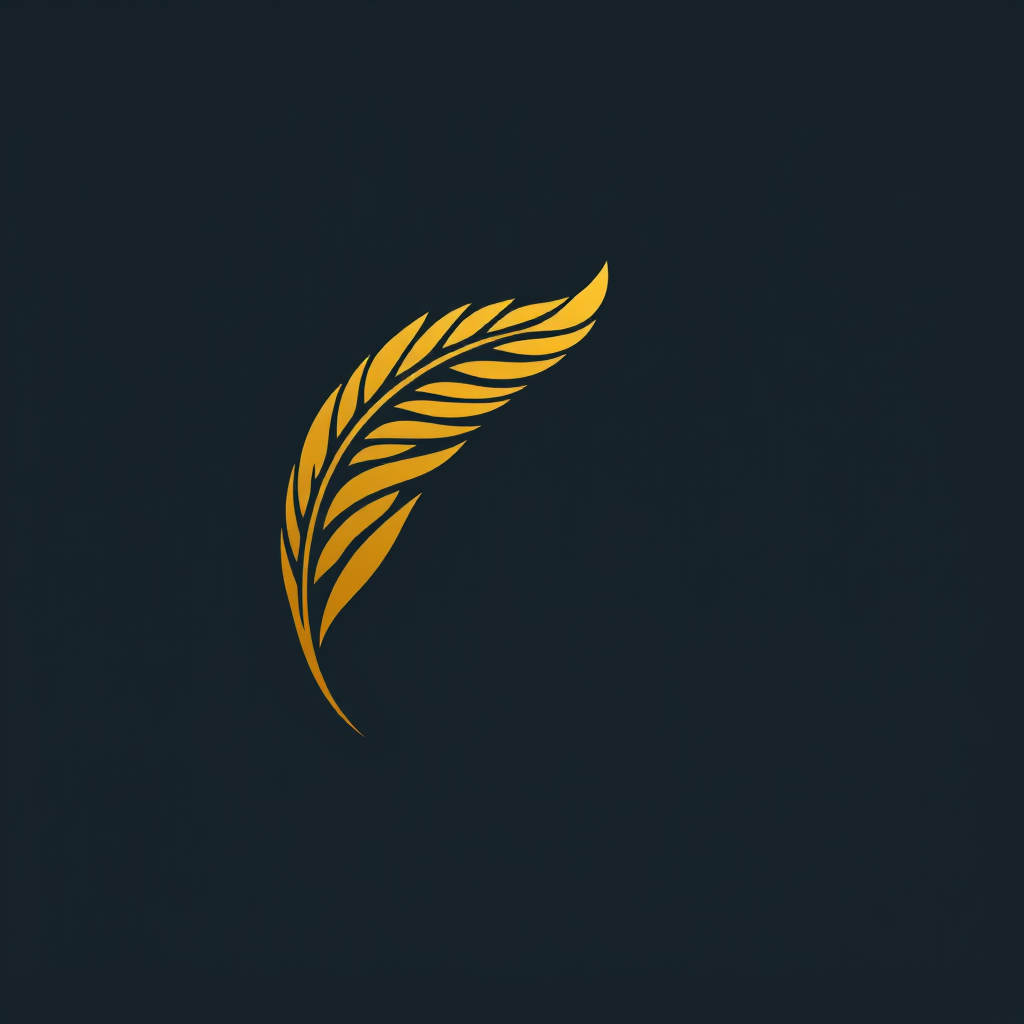 AI Design for Give the feathers in golden, donot change the design