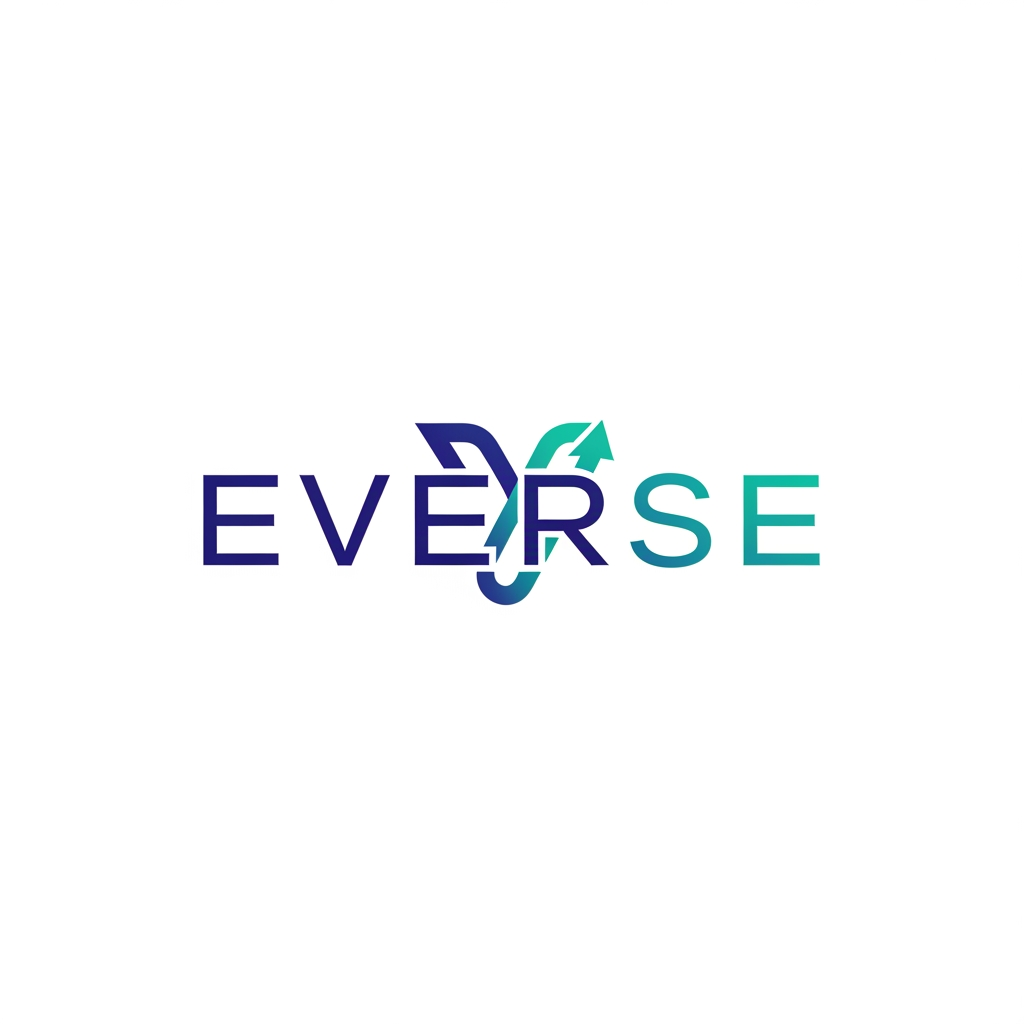 AI Design for Make a logo based on this name : EVERSE