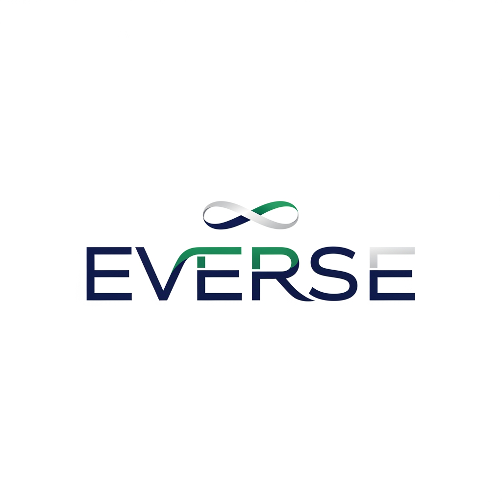 AI Design for Make a logo based on this name : EVERSE