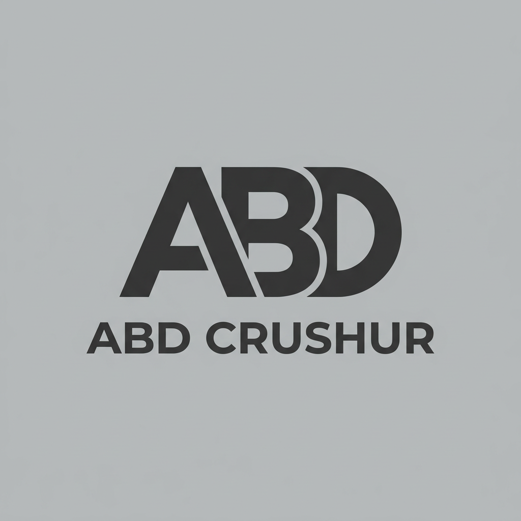 AI Design for A minimalist, modern logo design featuring clean geometric lines and balanced negative space. The aesthetic is sophisticated and professional, set against a solid neutral background with high-contrast, sharp vector-style rendering.
Company Name : ABD Crushur