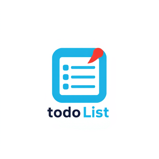 AI Design for i want to create a todo list type mobile app i want a icon and logo