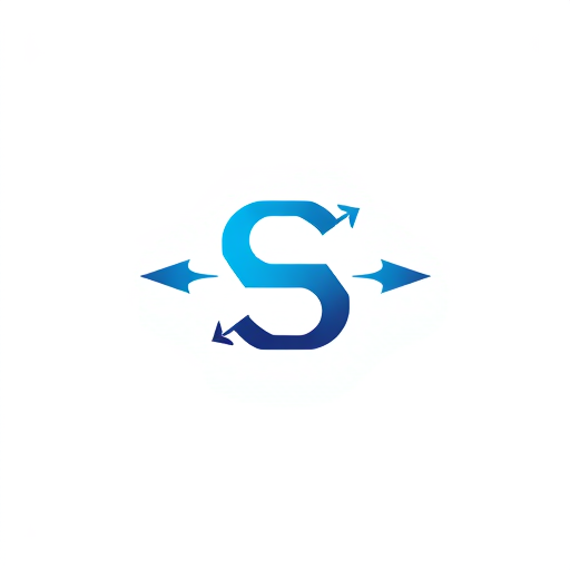 AI Design for A bold "S" with arrow tips on both ends, indicating forward movement and progress.