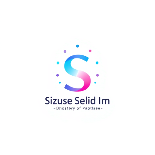 AI Design for An "S" emitting a gradient glow, with smaller dots orbiting around it, symbolizing innovation.