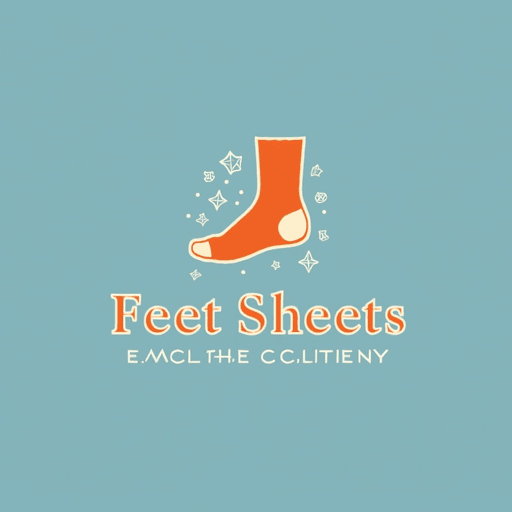 AI Design for Logo for a brand that is called feet sheets for a sock company