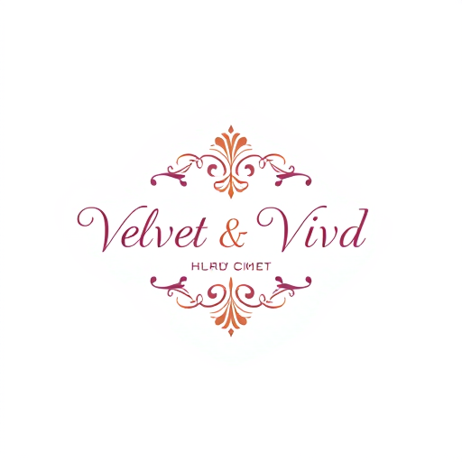 AI Design for design a logo for my company named as 'Velvet & Vivd' which deals in women body care and personal hygine.