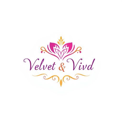AI Design for design a logo for my company named as 'Velvet & Vivd' which deals in women body care