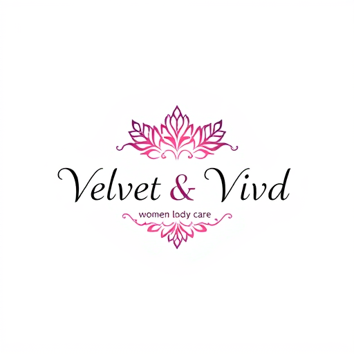 AI Design for design a logo for my company named as 'Velvet & Vivd' which deals in women body care