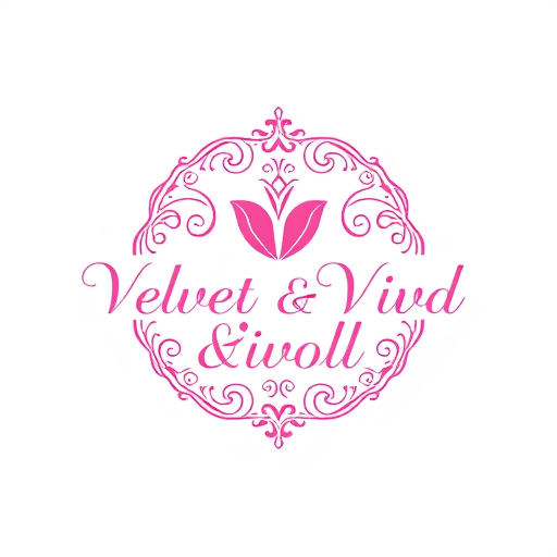 AI Design for design a logo for my company named as 'Velvet & Vivd' which deals in women body care