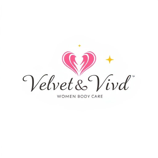AI Design for design a logo for my company named as 'Velvet & Vivd' which deals in women body care