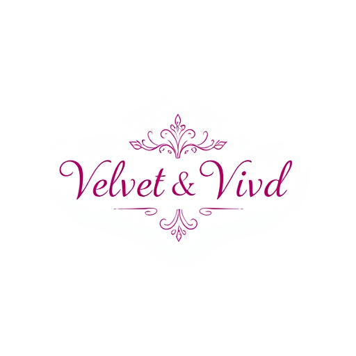 AI Design for design a logo for my company named as 'Velvet & Vivd' which deals in women body care