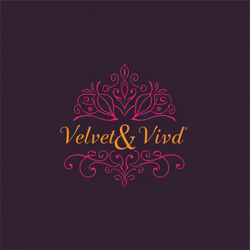 AI Design for design a logo for my company named as 'Velvet & Vivd' which deals in women body care