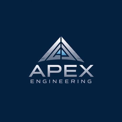 AI Design for Apex Civil EngineeringSymbol: A sharp, upward-pointing triangle or pyramid, symbolizing strength, growth, and high aspirations.Colors: Dark blue and silver (professional and reliable).