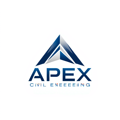 AI Design for Apex Civil EngineeringSymbol: A sharp, upward-pointing triangle or pyramid, symbolizing strength, growth, and high aspirations.Colors: Dark blue and silver (professional and reliable).White background