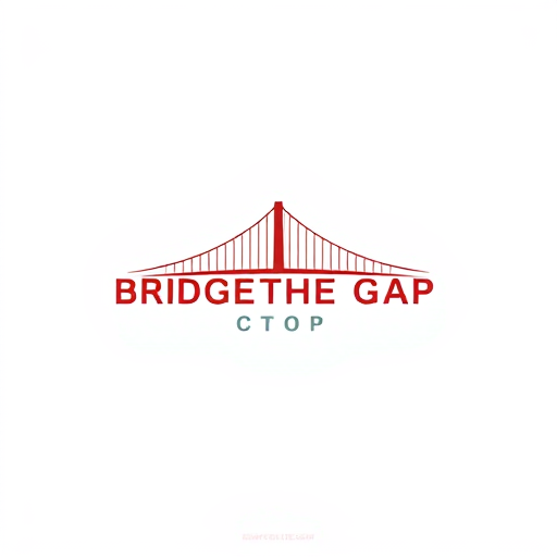 AI Design for Bridge The GapSymbol: symbolizing strength, growth, and high aspirations.Colors: red (professional and reliable).White background