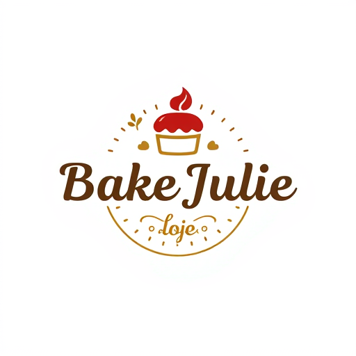 AI Design for logo toko bake julie