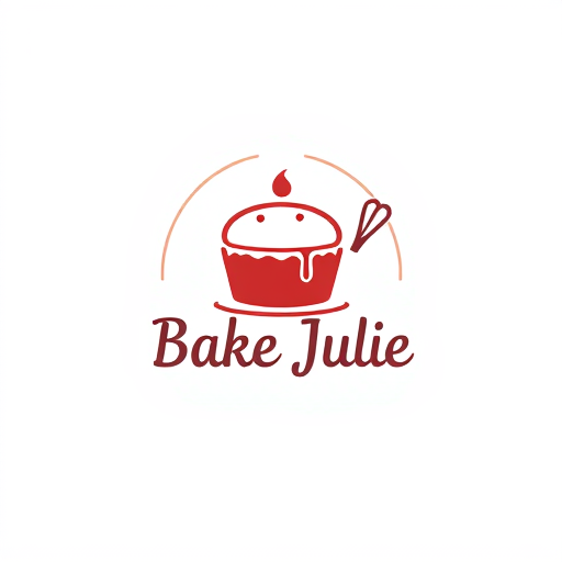 AI Design for logo toko bake julie