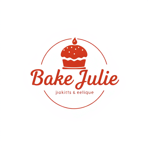 AI Design for logo toko bake julie
