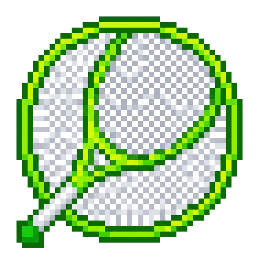 AI Design for make a cool basic vibrant pixelated racket that has the same exact vibe as this ball