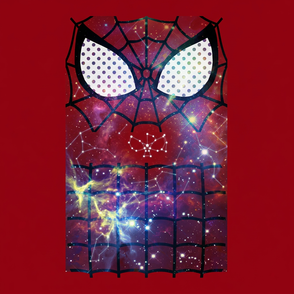 AI Design for make this face cosmic