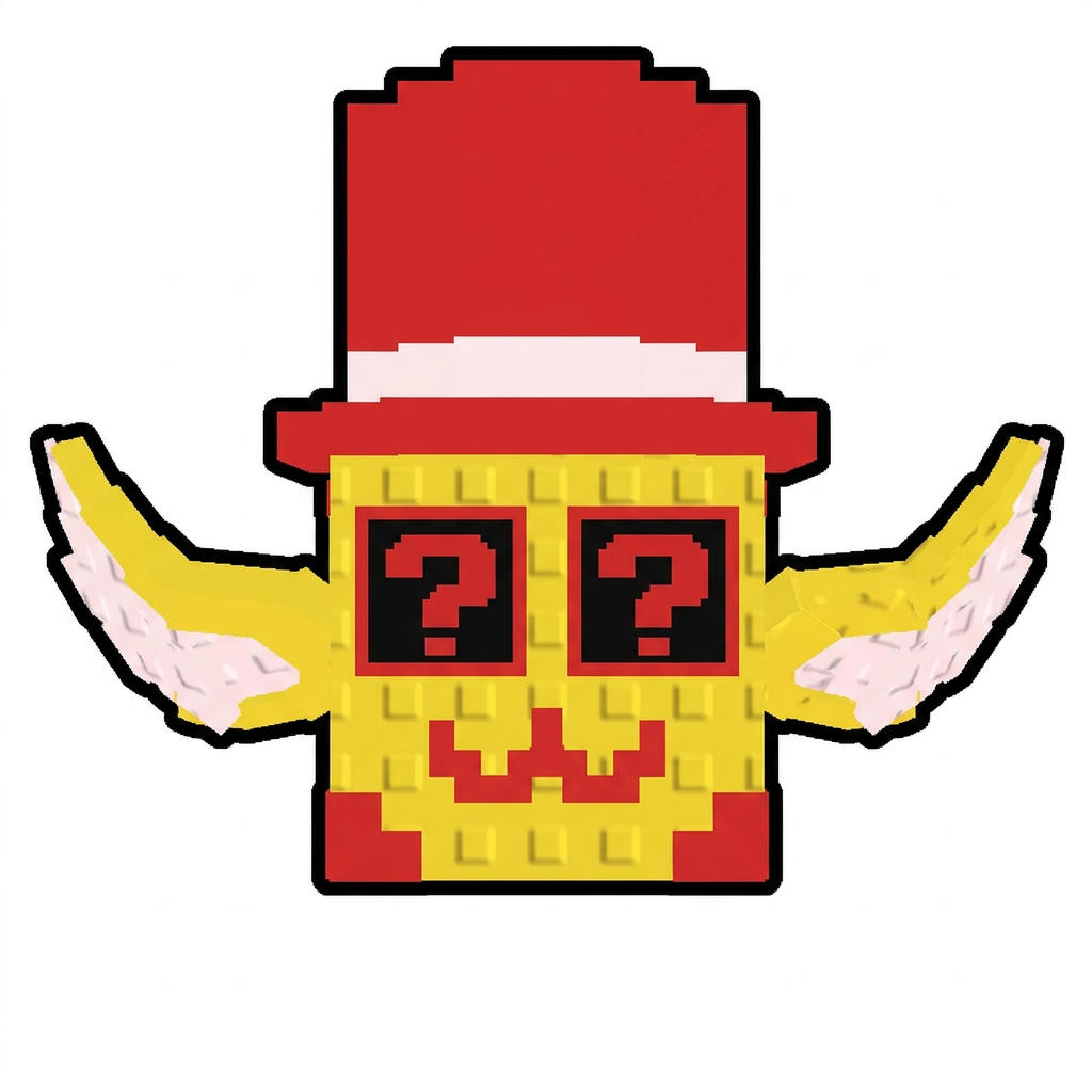 make this lucky block face forward DO NOT CHANGE ANYTHING ELSE