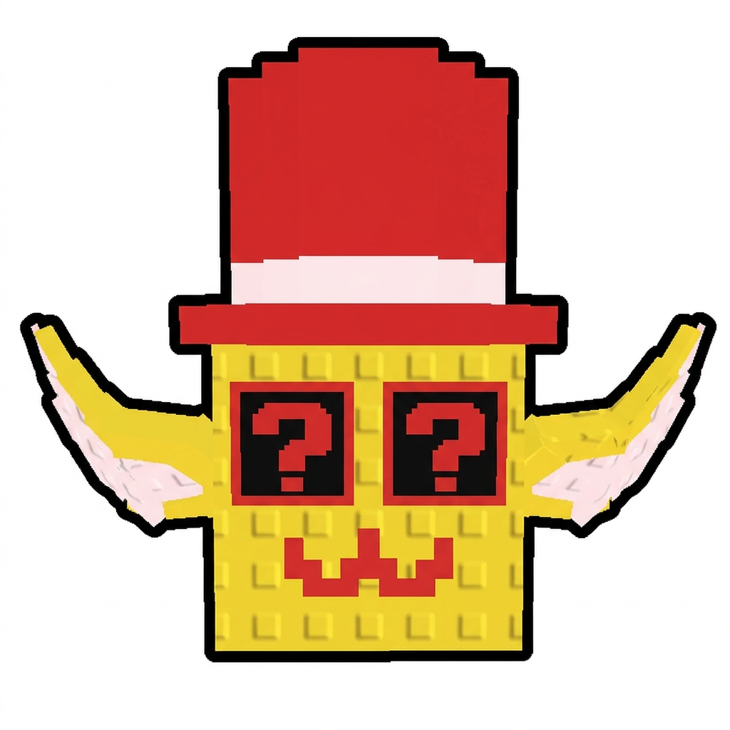 make this lucky block face forward DO NOT TOUCH THE OUTLINE THICKNESS DO NOT CHANGE ANYTHING ELSE