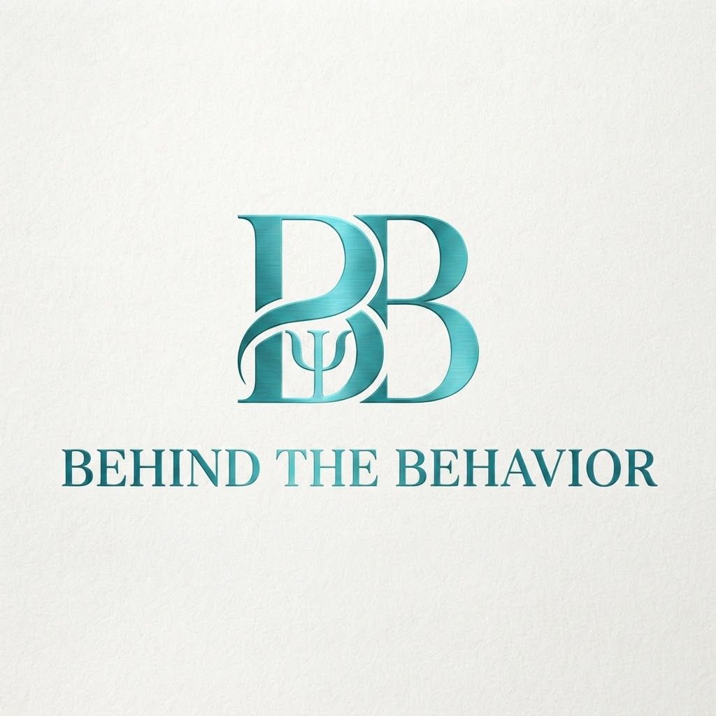 AI Design for Create a high resolution professional logo name behind the behavior use the letter B and B as the main component of the logo and generate also add psychological sign in THE LOGO