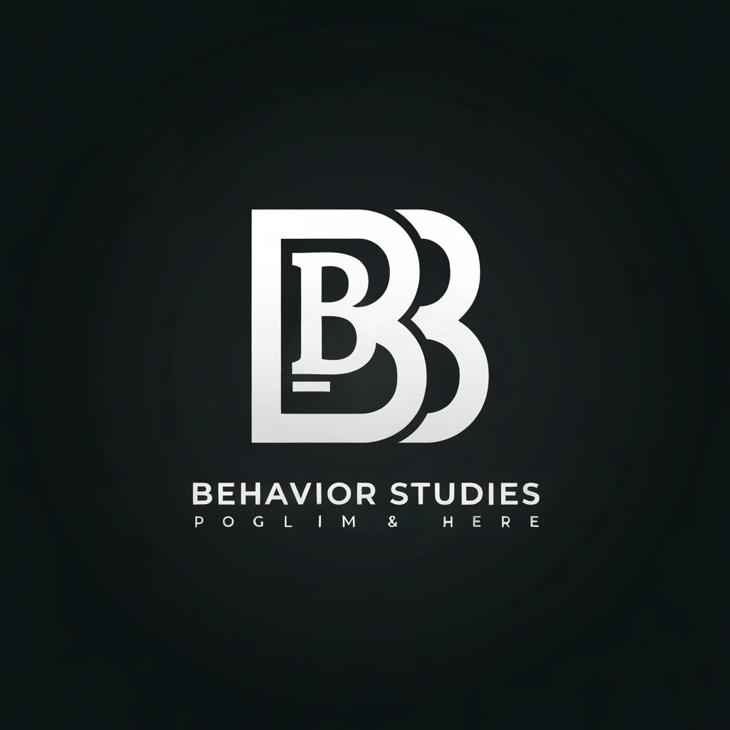 AI Design for Create a high resolution professional logo name behind the behavior use the letter B and B as the main component of the logo and generate also add psychological sign in THE LOGO