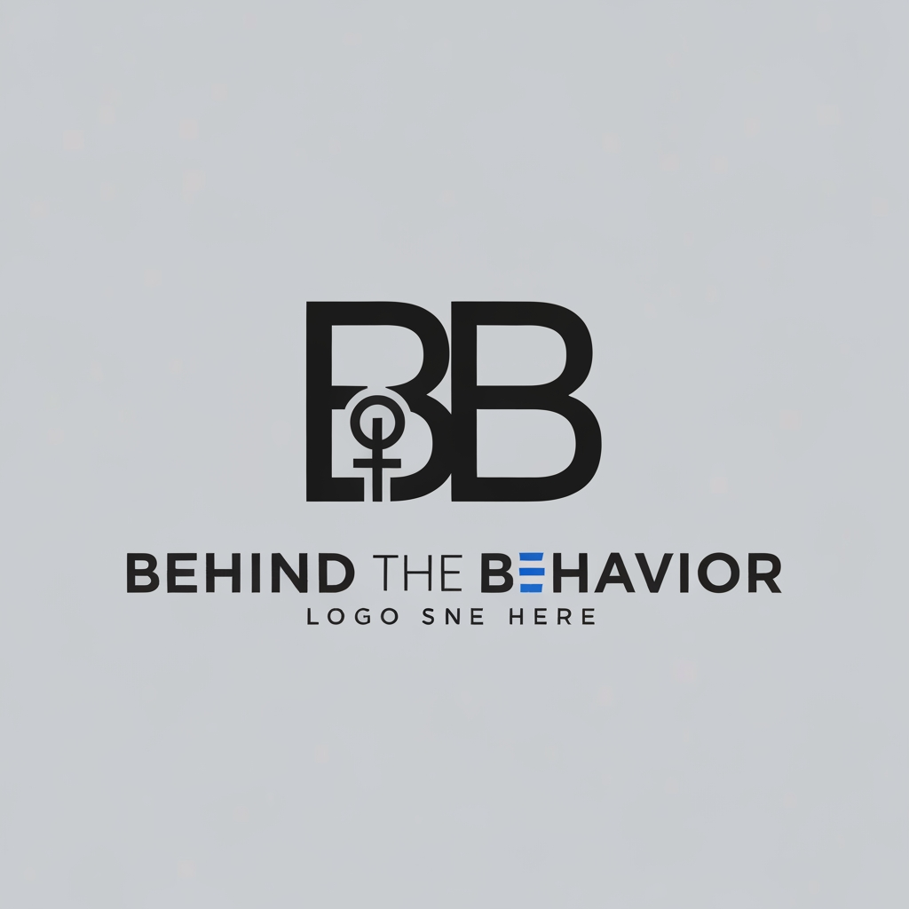 AI Design for OK now again we are generating a logo name behind the behavior we are going to use letters as the logo our main logo letter will be BB These are the First letter of the words behind behaviors So generate a logo combining these two B also use the psychology symbol cleverly IN THE LOGO every letter symbol sign look smooth AND PROPER