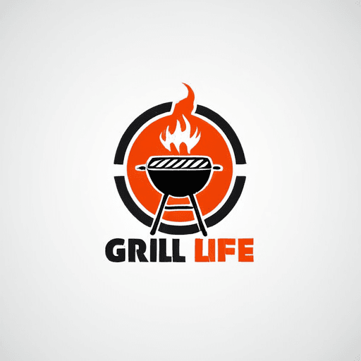 AI Design for Grill Life text 
