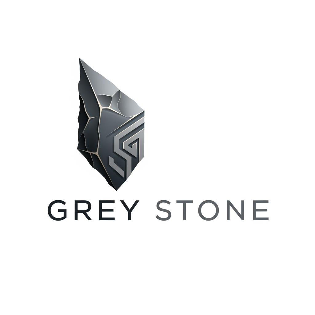 AI Design for okay so i have a security service company and its name is GREY STONE. and i want you to generate logo for it. it should look premium