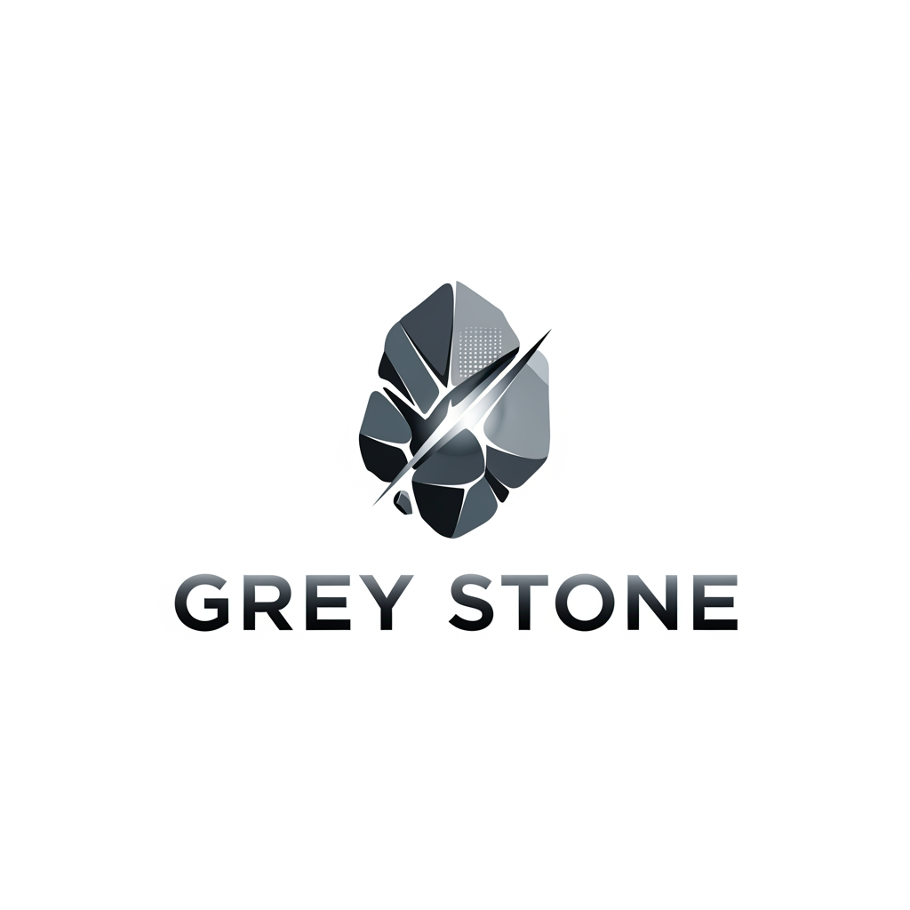 AI Design for okay so i have a security service company and its name is GREY STONE. and i want you to generate logo for it. it should look premium