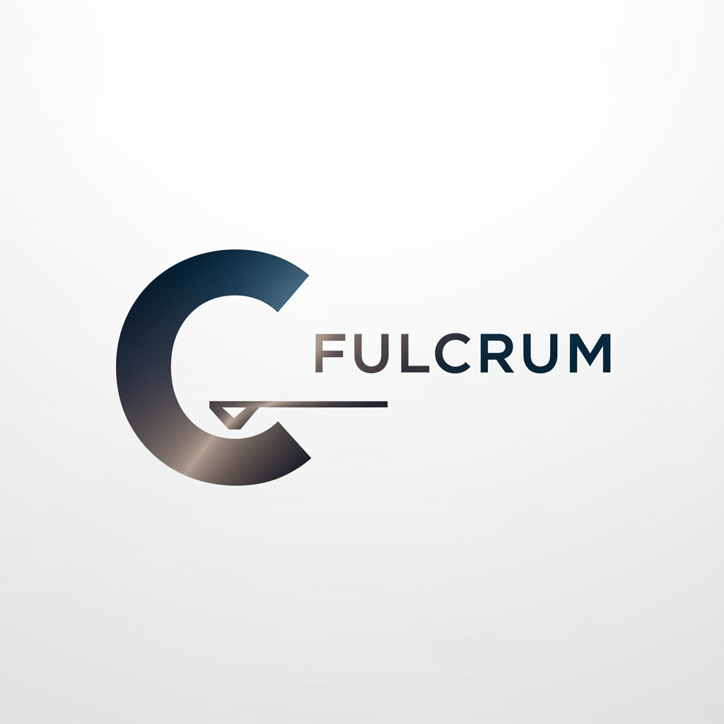 AI Design for C letter and fulcrum --- logo ----better design