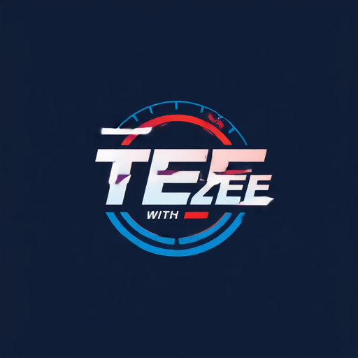 AI Design for I am running a broadcast, and I need a logo for it with the text 'TEE with ZEE'.