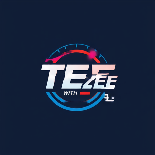 AI Design for I am running a broadcast, and I need a logo for it with the text 'TEE with ZEE'.