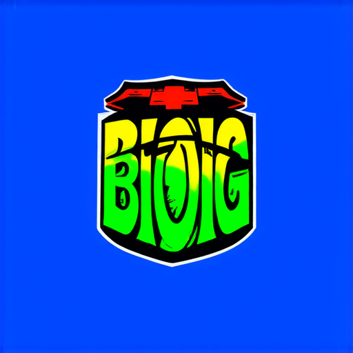 AI Design for make a logo for an oil and gas company called BIG DIG, colors : green, yellow, red. Make it professional