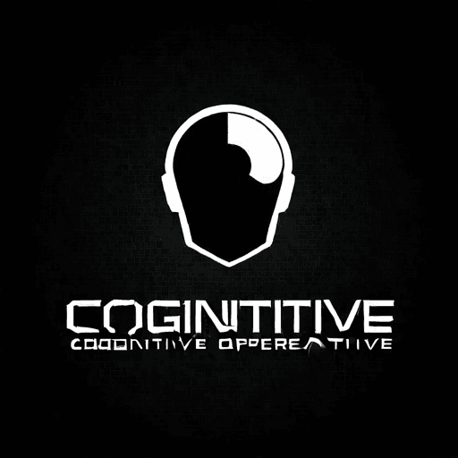 AI Design for a logo for a dissident, dynamic modern company called "cognitive operative"
