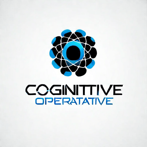AI Design for a logo for a dissident, dynamic modern company called "cognitive operative"