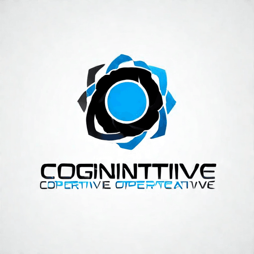 AI Design for a logo for a dissident, dynamic modern company called "cognitive operative"