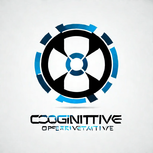 AI Design for a logo for a dissident, dynamic modern company called "cognitive operative"