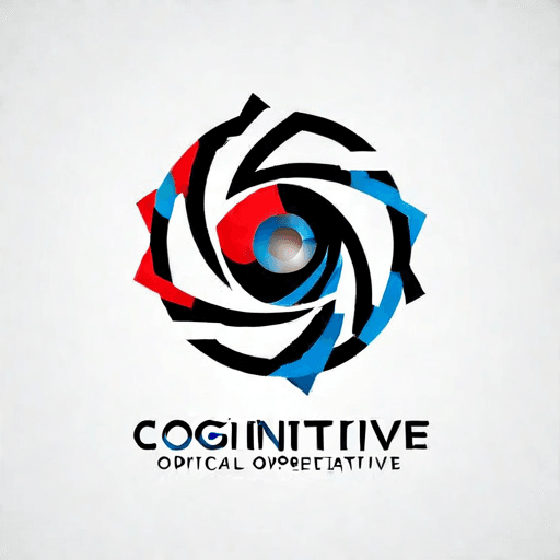 AI Design for a logo for a dissident, dynamic modern company called "cognitive operative"
