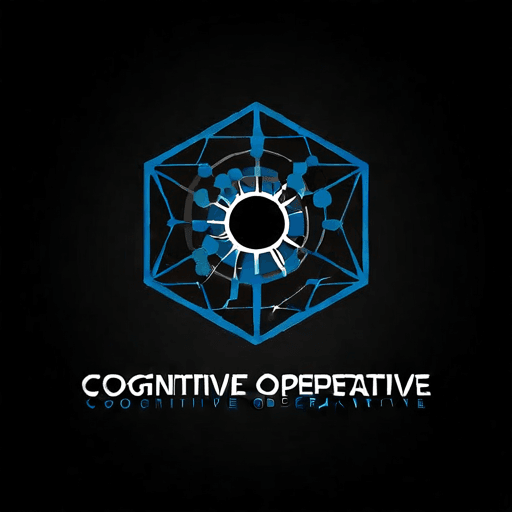 AI Design for a logo for a dissident, dynamic modern company called "cognitive operative"